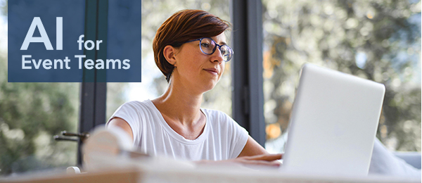 Female event professional – AI for event professionals